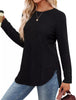 Casual Ribbed Knit Long Sleeve T-Shirt by Simply Love