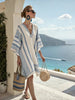 Women's Printed Loose A-Line Beach Midi Dress – Vacation Resort by FitiqueFit