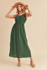 Side Slit Round Neck Sleeveless Midi Dress For Women Versatile, Chic & Comfortable for Any Occasion by Stevvex
