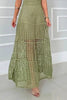 Long Sleeveless Cutout Maxi Dress Chic & Flowy Summer Style Comfortable Dress For Summer by Stevvex
