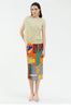Women's Summer Printed Pleated Skirt
