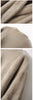 Women's Waist-controlled Lace-up V-neck Synthetic Fur Coat With Two Sides