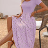 Floral Scoop-Neck Maxi Dress by FitiqueFit