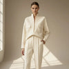 Women's Casual Polyester Top & Pants Co-ord Set by FitiqueFit