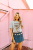 Baby I'm A Wild Card Graphic Tee - Grey by Wild Junkie