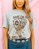 Baby I'm A Wild Card Graphic Tee - Grey by Wild Junkie