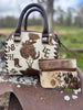 Open Range Western Speedy Genuine Leather Purse + Coin Purse by Neon Spur