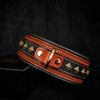 The "Balteus" brown collar by Bestia Dog Gear