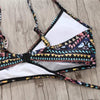 Bandage Bikini String Strappy Swim Wear Bathing Suit Swimsuit Beachwear Swimwear Women Bikini Women's Halter Bandage Bikini Strappy Bottom Two Piece Swimsuits by Stevvex