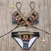 Bandage Bikini String Strappy Swim Wear Bathing Suit Swimsuit Beachwear Swimwear Women Bikini Women's Halter Bandage Bikini Strappy Bottom Two Piece Swimsuits by Stevvex