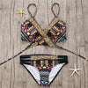 Bandage Bikini String Strappy Swim Wear Bathing Suit Swimsuit Beachwear Swimwear Women Bikini Women's Halter Bandage Bikini Strappy Bottom Two Piece Swimsuits by Stevvex