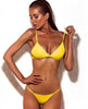 Bandage Bikini Swimwear Women's Bikini Swimsuit Ribbed Tie Side Bathing Suit Scrunch Butt String Thong Bikini Set by Stevvex