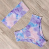 Bandage Bikini Swimwear Women Swimsuit High Waist Bikini Set Bathing Suit Push Up Women's Spaghetti Strap Bandeau Lace Up High Waist 2PCS Bikini Set by Stevvex