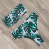 Bandage Bikini Swimwear Women Swimsuit High Waist Bikini Set Bathing Suit Push Up Women's Spaghetti Strap Bandeau Lace Up High Waist 2PCS Bikini Set by Stevvex