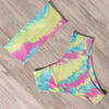 Bandage Bikini Swimwear Women Swimsuit High Waist Bikini Set Bathing Suit Push Up Women's Spaghetti Strap Bandeau Lace Up High Waist 2PCS Bikini Set by Stevvex