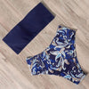 Bandage Bikini Swimwear Women Swimsuit High Waist Bikini Set Bathing Suit Push Up Women's Spaghetti Strap Bandeau Lace Up High Waist 2PCS Bikini Set by Stevvex