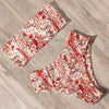 Bandage Bikini Swimwear Women Swimsuit High Waist Bikini Set Bathing Suit Push Up Women's Spaghetti Strap Bandeau Lace Up High Waist 2PCS Bikini Set by Stevvex