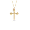 Barbell Cross Necklace