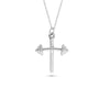Barbell Cross Necklace