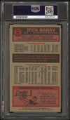 Graded 1976 Topps Rick Barry #50 Basketball Card PSA 8 NM-MT