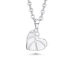 Basketball Heart Necklace