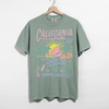 California Coastal Vibes Graphic Tee – Beach Sunset Shirt by Hey Jude Graphic Tees