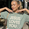 Jesus Loves You Graphic T-Shirt | Faith-Based Christian Tee by Hey Jude Graphic Tees