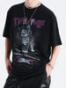 Men's Cat Graphic Oversized T-Shirt by Simply Love