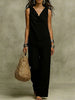 Women's Slash-Neck Sleeveless Tank Top & Casual Pants Set by FitiqueFit