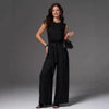 Sleeveless Cotton-Linen Wide-Leg Pants Set – 4 Colors, S–2XL by FitiqueFit