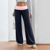 Women’s Wide-Leg Patchwork Pants by FitiqueFit