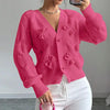 Women's Bow Cropped Cardigan by FitiqueFit