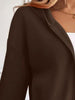 Relaxed Minimalist Zip-Up Dropped Shoulder Hooded Jacket Casual & Comfortable Lightweight Outerwear by Stevvex