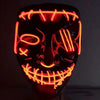 Compatible with Apple, Halloween Glowing Mask Black V Face Mask Grimace by My Store