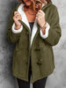 Full Size Pocketed Long Sleeve Hooded Toggle Jacket – Stylish & Functional Outerwear for Women by Stevvex