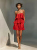 Women's Multi-Layer Ruffle Camisole & Shorts Set by FitiqueFit