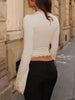 Lace Trim Long Sleeve T-Shirt by Simply Love