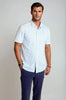 Corsica Stripe Short Sleeve Tech Shirt by Buki