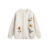 Women’s Retro Floral Embroidered Cardigan Sweater by FitiqueFit