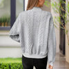 Ribbed Button-Up Knit Shacket by FitiqueFit