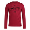 adidas Mens Long Sleeve Pre-Game T-Shirt Team Power Red/New York Red Bulls Medium by EasyOptionXY