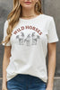 Simply Love WILD HORSES Graphic Cotton T-Shirt by Simply Love