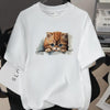 Womens Trendy Stylish Cotton Short-sleeve Top by My Store