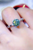 1 Carat Moissanite 925 Sterling Silver Ring by Wild and Free Boutique
