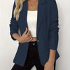 Long-Sleeve Single-Button Jacket – 4 Colors, S–3XL by FitiqueFit