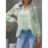 Women’s Long‑Sleeve V‑Neck Business Casual Blouse by FitiqueFit