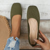 Women’s Knitted Slip-On Shoes | Plus Size Breathable Sneakers by FitiqueFit