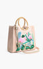 Tropical Pink Flamenco Embellished Tote – Artisanal Elegance