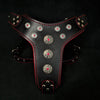 ''Bijou'' harness Black & Red for big dogs by Bestia Dog Gear