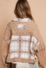 Women Retro Corduroy Jacquard Patchwork Button Up Jacket – Unique & Stylish Outerwear by Stevvex